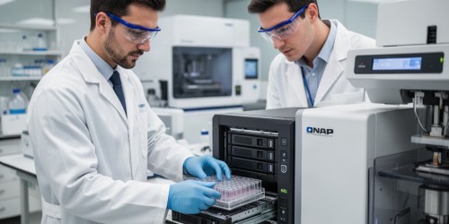 Servidor NAS QNAP para corridas, amostras e projetos do MiSeq