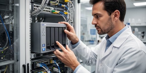 QNAP para armazenar datasets WSI usados em inteligência artificial