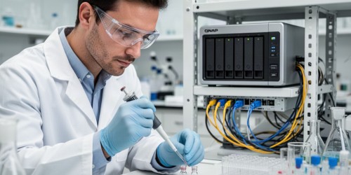 Como dimensionar um storage QNAP para laboratório de microbiologia