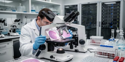 Como funciona um banco de imagens histológicas?