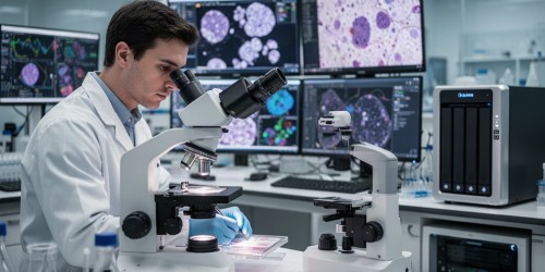 Storage Infortrend para grandes datasets de patologia computacional