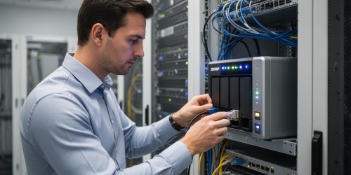 Servidor de arquivos QNAP integrado ao Active Directory