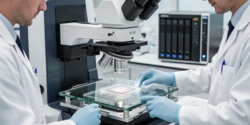 Servidor NAS para acesso simultâneo a lâminas digitais