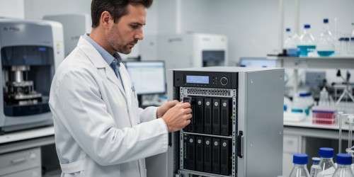 Servidor NAS para retenção de dados de sequenciamento