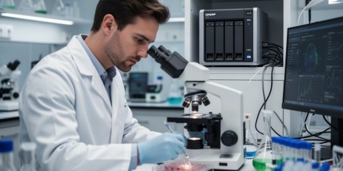 Storage NAS QNAP para centralizar dados científicos de diferentes equipamentos