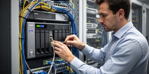 Como identificar gargalos de throughput em um NAS QNAP