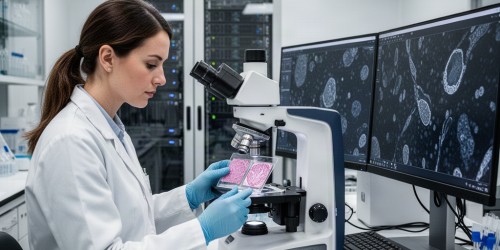 Como a patologia digital se integra ao sistema do laboratório?