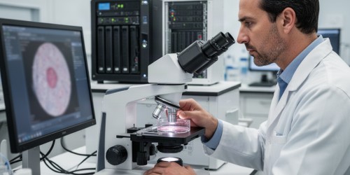 Como estruturar permissões para dados de patologia digital?