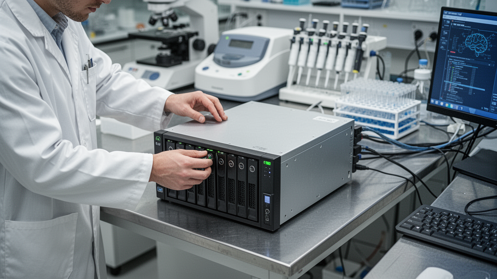 Centralização de dados genômicos em um NAS