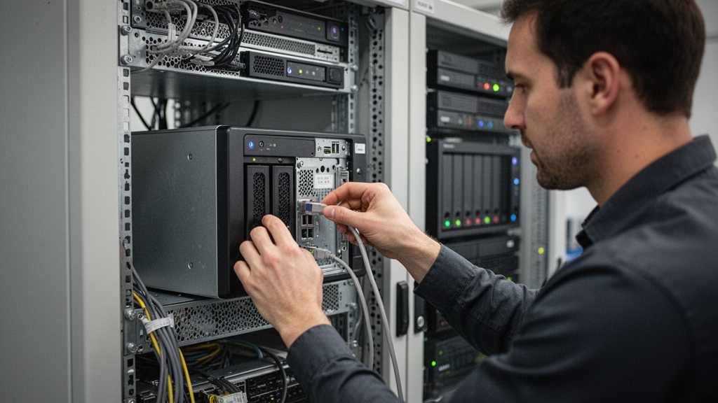 Centralização de backup com um storage NAS