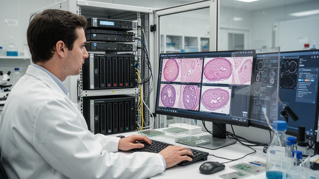 Análise de infraestrutura para patologia digital