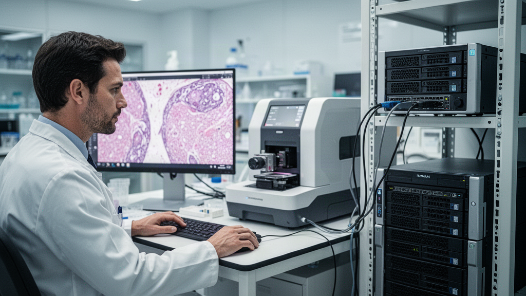 O que define a infraestrutura de patologia digital