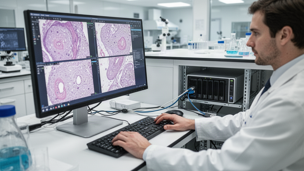 O servidor de arquivos na patologia digital
