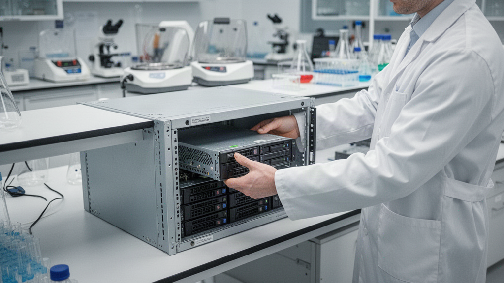 Centralização do armazenamento laboratorial