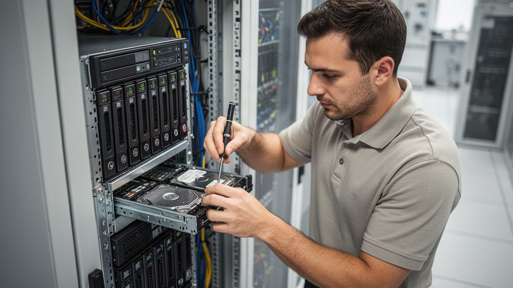 Configuração de volumes e RAID
