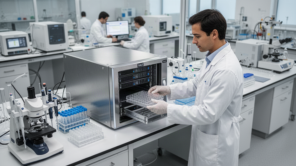 Centralização para dados de laboratório