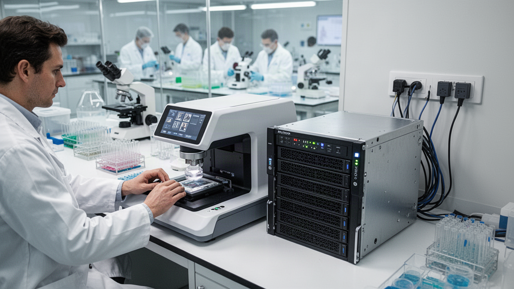 O pilar de armazenamento para patologia digital