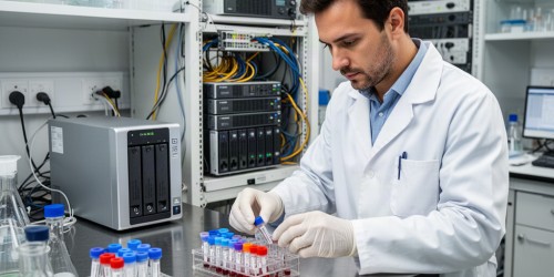 QNAP para centralizar dados de microbiologia e biotecnologia