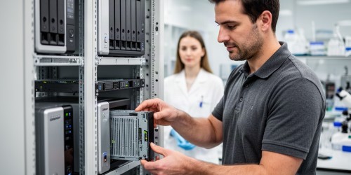QNAP para integração de LIS, LIMS e armazenamento de imagens