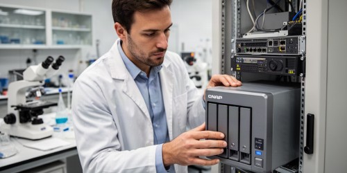 QNAP para proteger e preservar arquivos WSI em laboratório