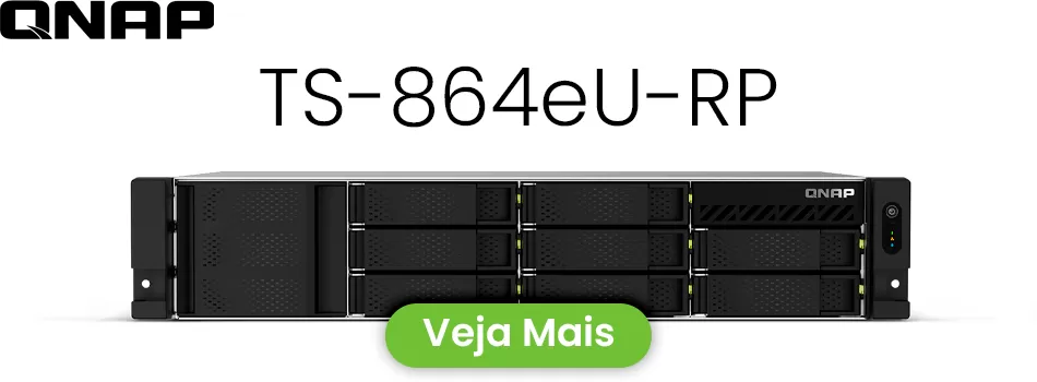 Análise Do Servidor De Armazenamento 8 Baias - Review TS-864eU-RP Qnap