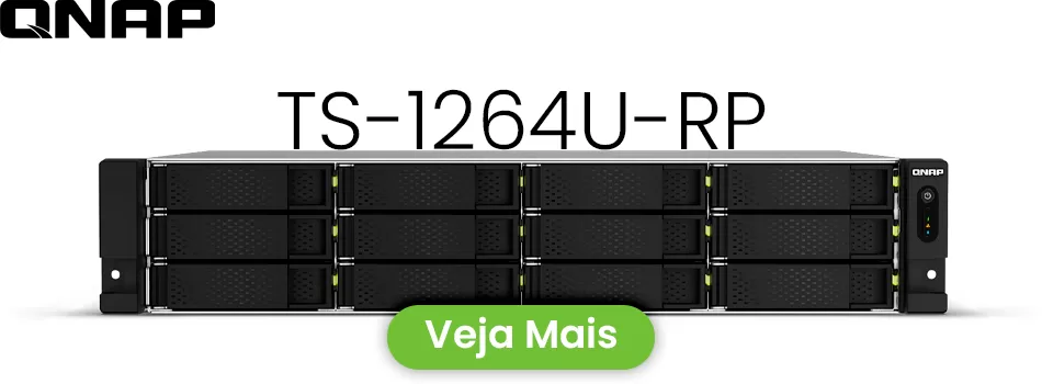 Análise Do Storage NAS Empresarial 12 Baias - Review TS-1264U-RP Qnap