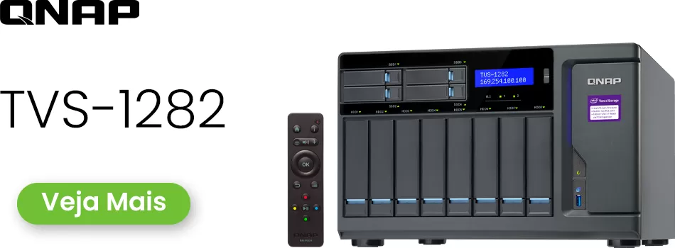 TVS-1282 Qnap Análise sobre o NAS 12 baias para armazenamento hierárquico Review Qnap TVS-1282 Storage House