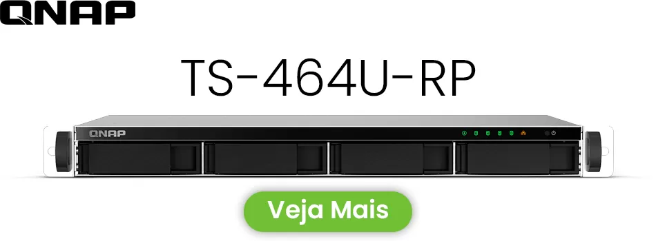 Análise Sobre O NAS 4 Baias De Fonte Dupla - Review TS-464U-RP Qnap