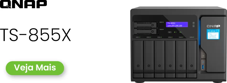 Análise Sobre O NAS 8 Baias SMB Desktop - Review Qnap TS-855X