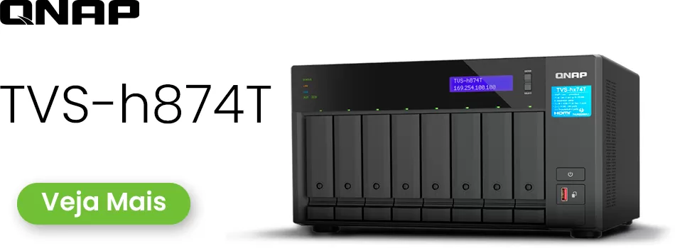 Análise sobre o storage 8 baias Thunderbolt 4 - Review Qnap TVS-h874T
