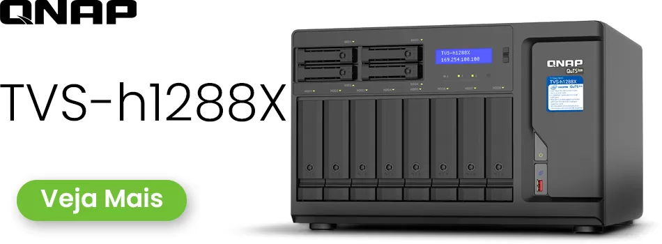 Análise sobre o storage híbrido 12 baias - Review Qnap TVS-h1288X Storage House