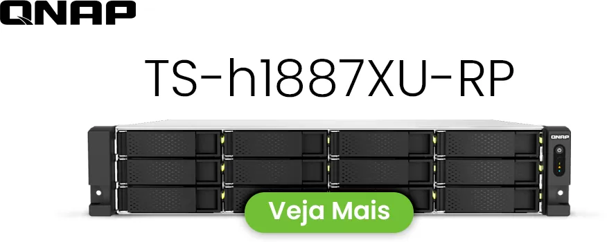 Análise sobre o storage híbrido 18 baias - Review Qnap TS-h1887XU-RP Storage House