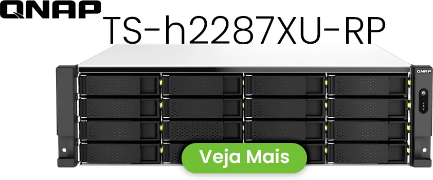 TS-h2287XU-RP Qnap Análise sobre o storage híbrido 22 baias - Review Qnap TS-h2287XU-RP