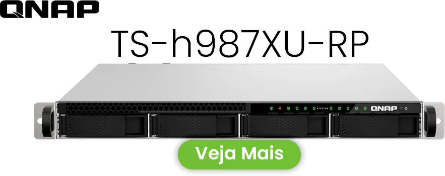 Qnap TS-h987XU-RP Análise Sobre O Storage Híbrido 4 Baias - Review TS-h987XU-RP Qnap