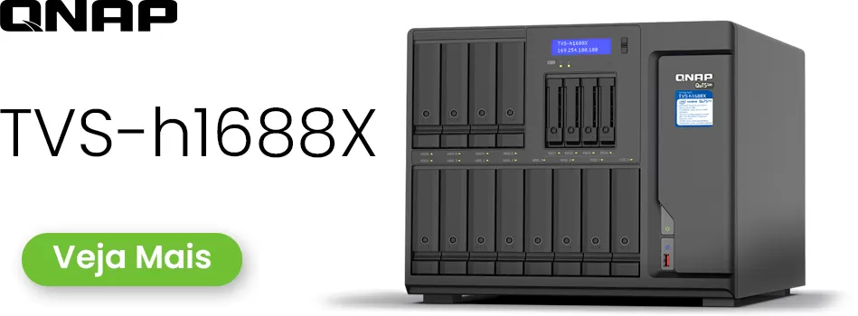 Análise sobre o storage NAS 16 baias para virtualização - Review Qnap TVS-h1688X Storage House