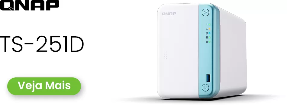 Análise sobre o storage NAS 2 baias - Review TS-251D Qnap