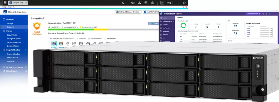Aplicações corporativas e cenários de uso - Review Qnap TS-1273AU-RP