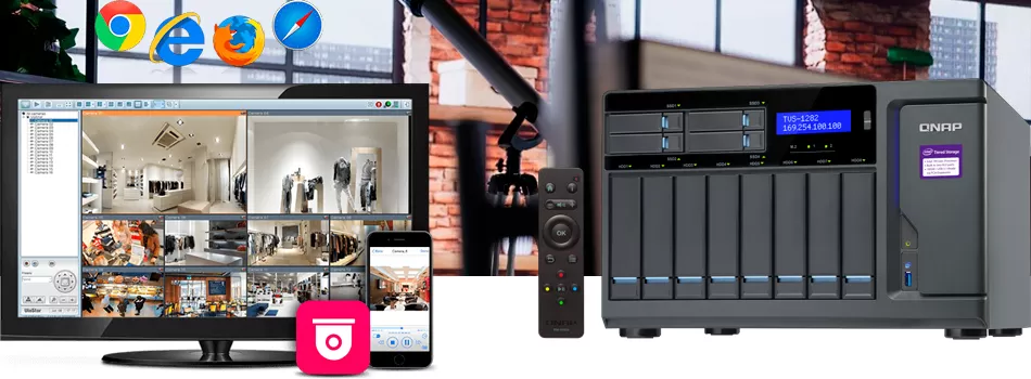 Aplicações recomendadas em grandes ambientes Review Qnap TVS-1282 Storage House