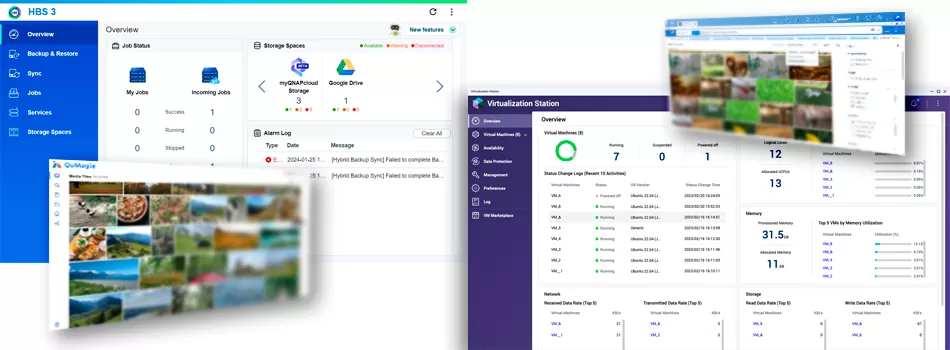 Aplicativos e Funcionalidades Qnap