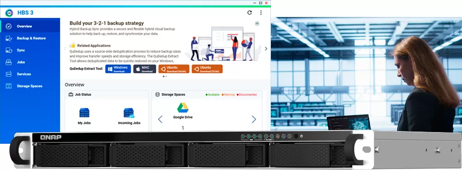 Backup e integrações: continuidade garantida -  Review TS-464eU Qnap