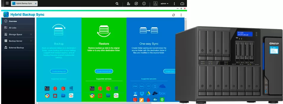 Backup Replicação e Integrações Corporativas - Review Qnap TS-1655 Storage House