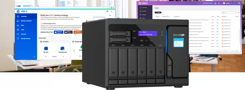 Backup Replicação e Integrações Nativas - Review Qnap TS-855X