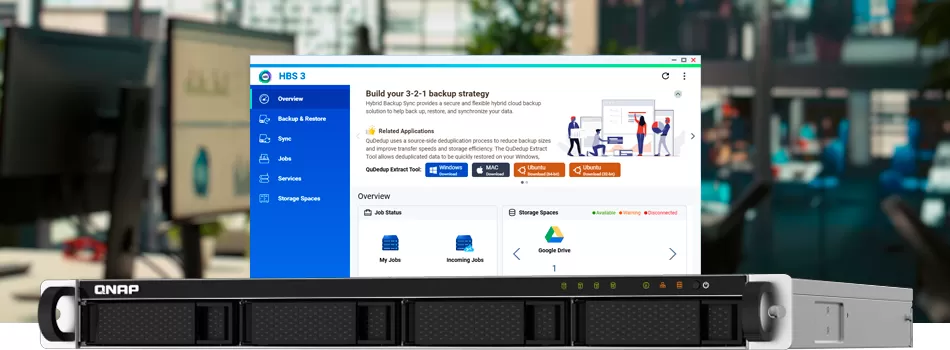 Backup, replicação e integrações - Review TS-432PXU-RP Qnap