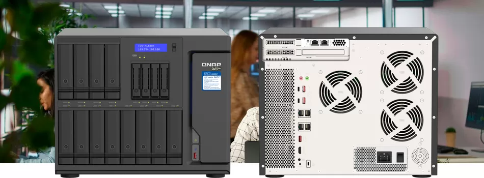 Características do storage NAS - Review Qnap TVS-h1688X Storage House