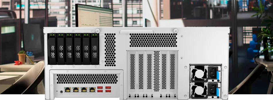 Conexões De Alta Velocidade - Review Qnap TS-h3087XU-RP Storage House