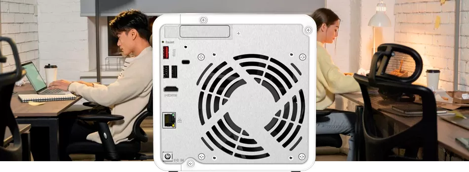 Especificações técnicas e conectividade do NAS TS-462