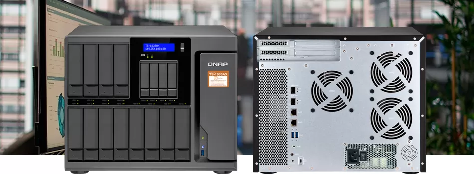 Hardware E Chassi - Review Qnap TS-1635AX Storage House