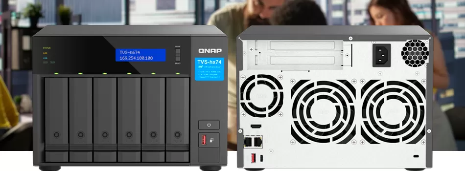 Hardware, gabinete e conectividade - Review TVS-h674 Qnap