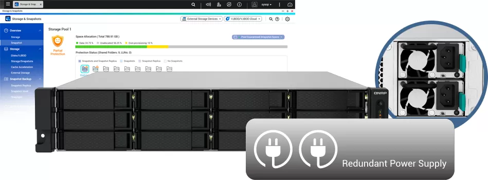 Recursos De Segurança Para Os Arquivos - Review Qnap TS-1232PXU-RP