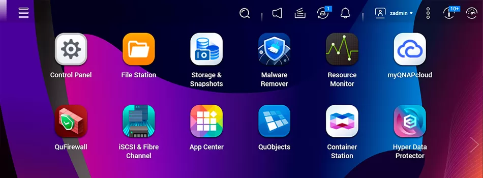 Sistema Operacional e Aplicativos - Review TS-133 Qnap